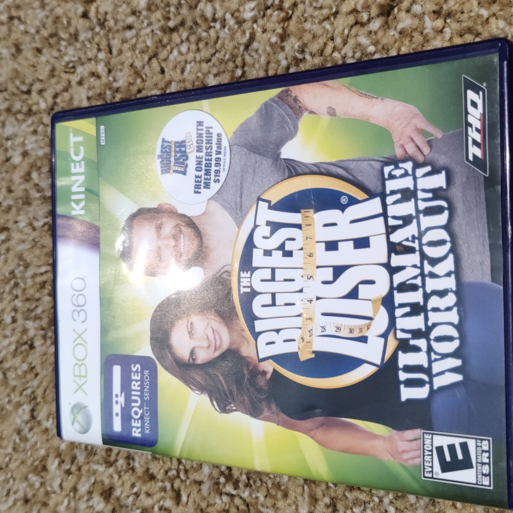 Xbox 360 Kinect The biggest loser ultimate workout game